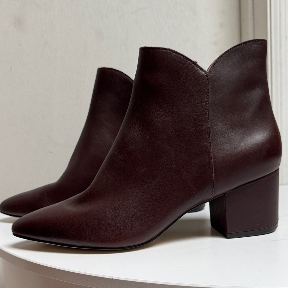 Cole Haan Catlyn block Dark Brown Ankle Boots size 11 B women H7N8
